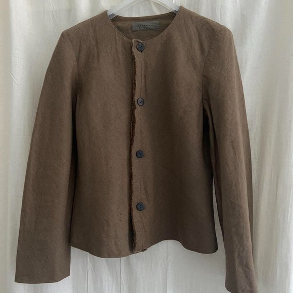 Jurgen Lehl Jackets & Blazers - Jurgen Lehl linen jacket in chestnut